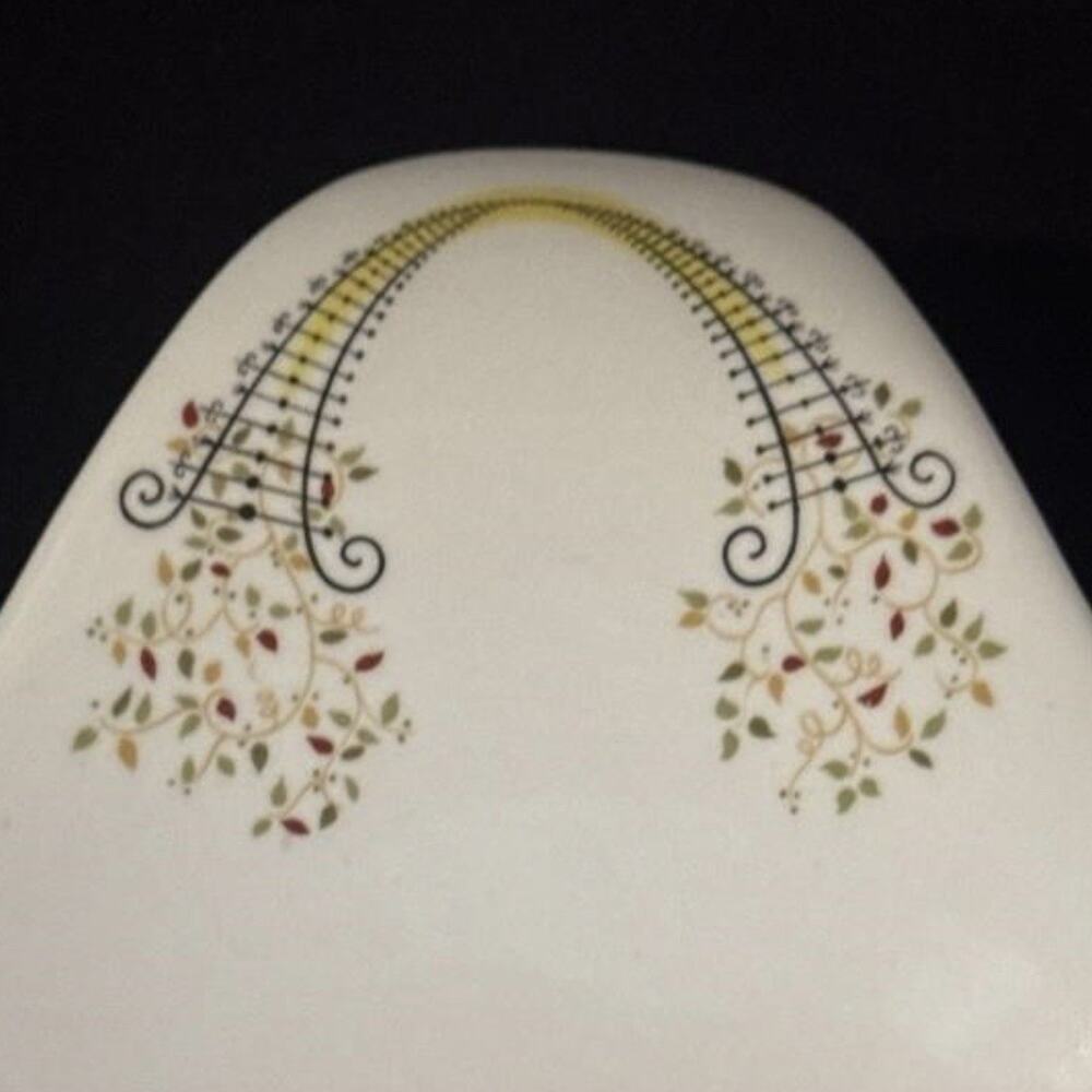 MCM Hall China Eva Zeisel Hallcraft, Buckingham Pattern Oval‎ Serving Dish 13” - Picture 4 of 5